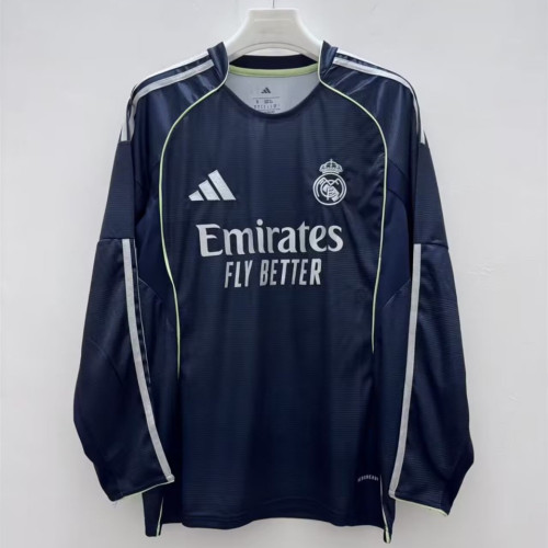 Real Madrid Home Man Long Sleeve Jersey 25/26