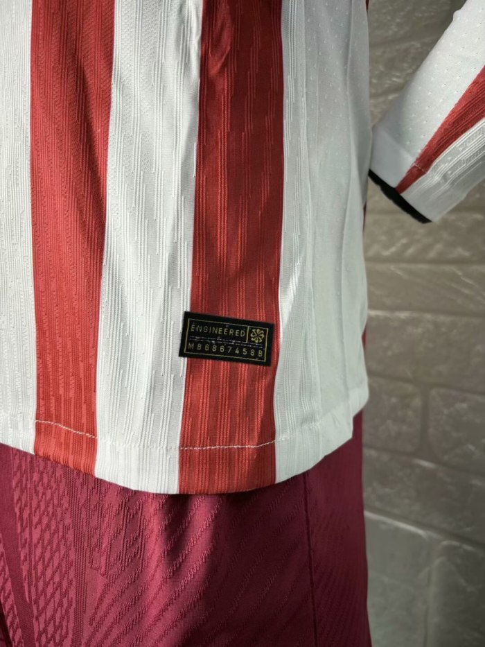 Atletico Madrid Home Player Long Sleeve Jersey 25/26