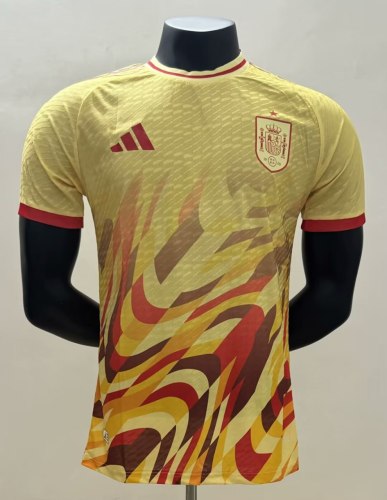 Spain Yellow Special Edition Player Version Man Jersey 2024