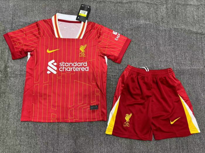 Liverpool Home Kids Suit 24/25 - CHAMPIONS 20