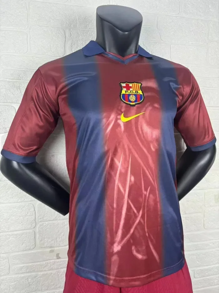 Barcelona x Travis Scott Home Retro Skeleton Jersey 2000/01