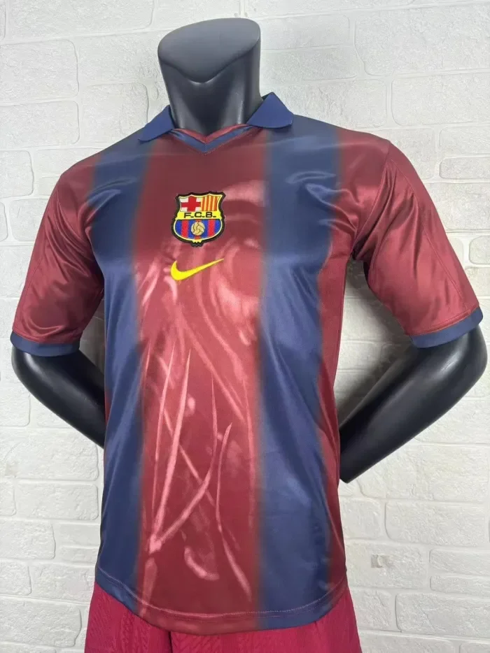 Barcelona x Travis Scott Home Retro Skeleton Jersey 2000/01
