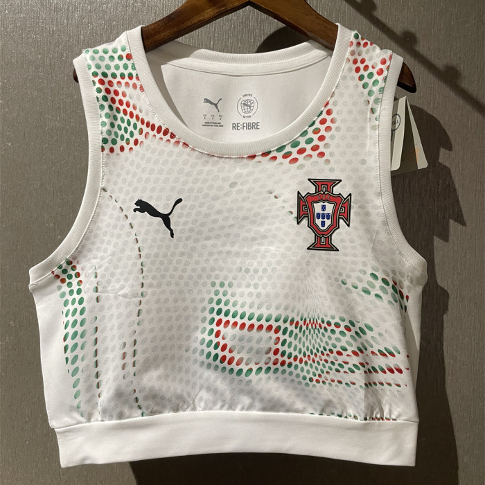 Portugal Away Women Vest Jersey 24/25