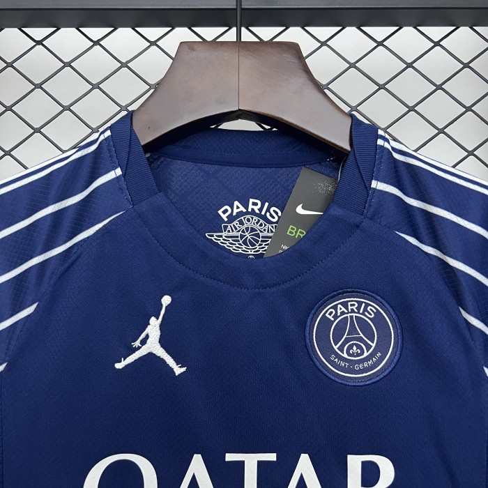 Paris Saint Germain Fourth Long Sleeve Kids Suit 24-25