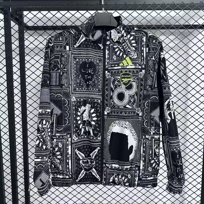 Arsenal Double-Sided Training Windbreaker 2025