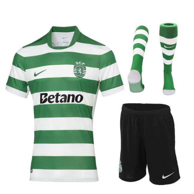 Sporting Lisbon Home Kids Suit & Socks 25/26