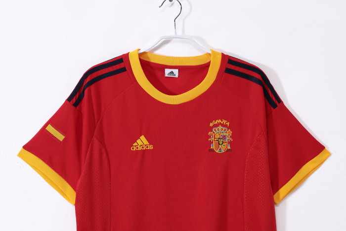 Spain Home Retro Jersey 2002/04