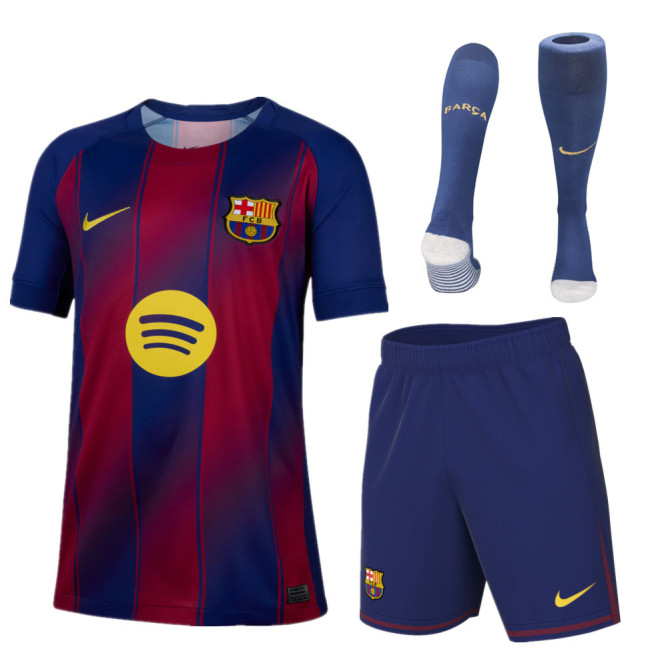 Barcelona Home Kids Suit & Socks 25/26