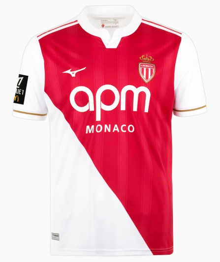 AS Monaco Home Man Jersey 25/26