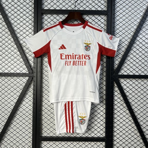 SL Benfica White Away Kids Suit 25/26