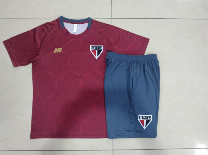 Sao paulo Training Short Sleeve Suit 25/26