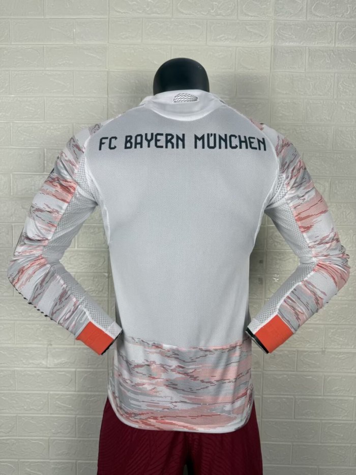 Bayern Munich Home Player Long Sleeve Jersey 25/26