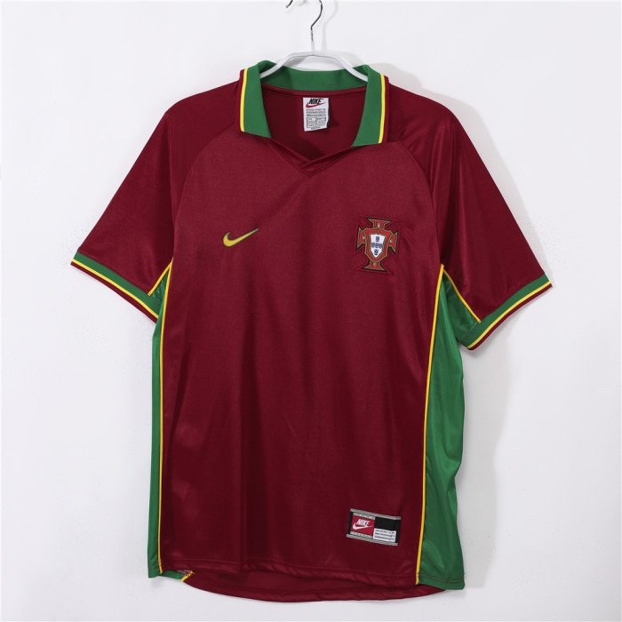 Portugal Home Retro Jersey 1998