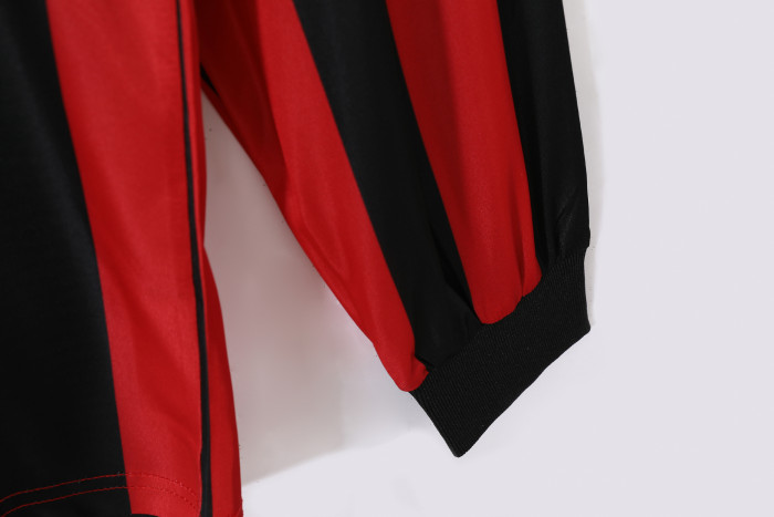 AC Milan Home Long Sleeve Retro Jersey 1988/89