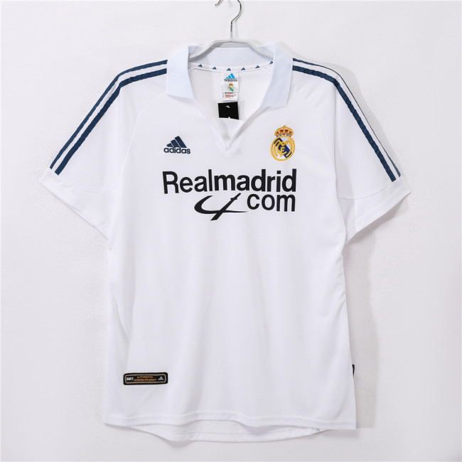 Real Madrid Home Retro Jersey 2001/02