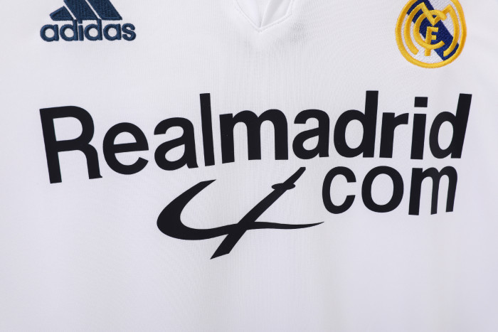 Real Madrid Home Retro Jersey 2001/02
