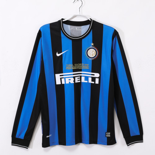 Inter Milan Home Long Sleeve Retro Jersey 2009/10