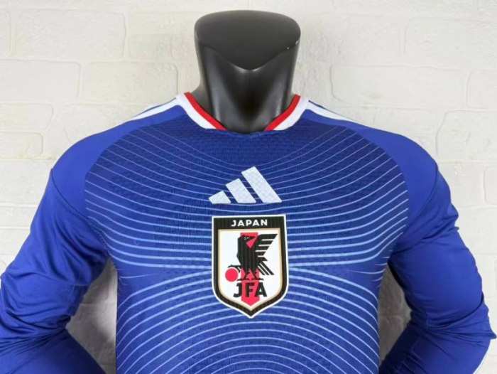 Japan 2026 World Cup Player Long Sleeve Home Men Jersey