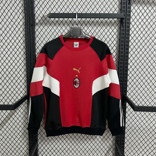 AC Milan Hoodless Sweatshirt Training Jersey 25/26