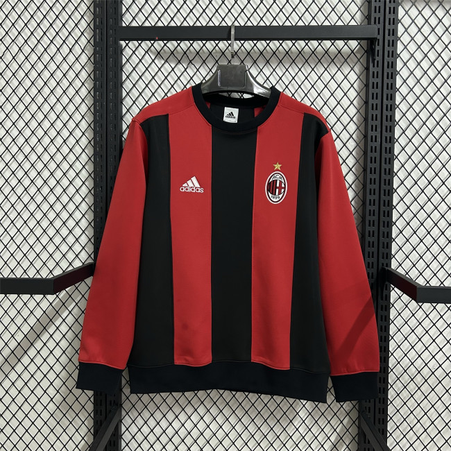 AC Milan Hoodless Sweatshirt Training Jersey 25/26