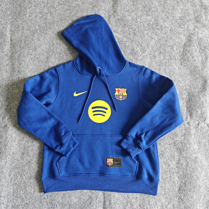 Barcelona Fleece Lined Hoodie Sweatshirt Training Jersey 25/26 (Multiple colors)