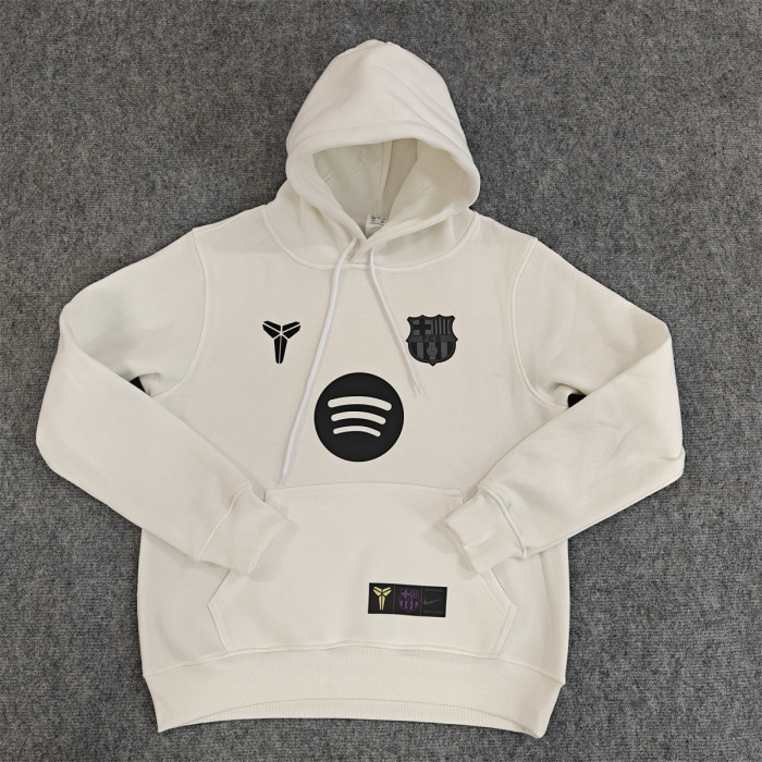 Barcelona Fleece Lined Hoodie Sweatshirt Training Jersey 25/26 (Multiple colors)