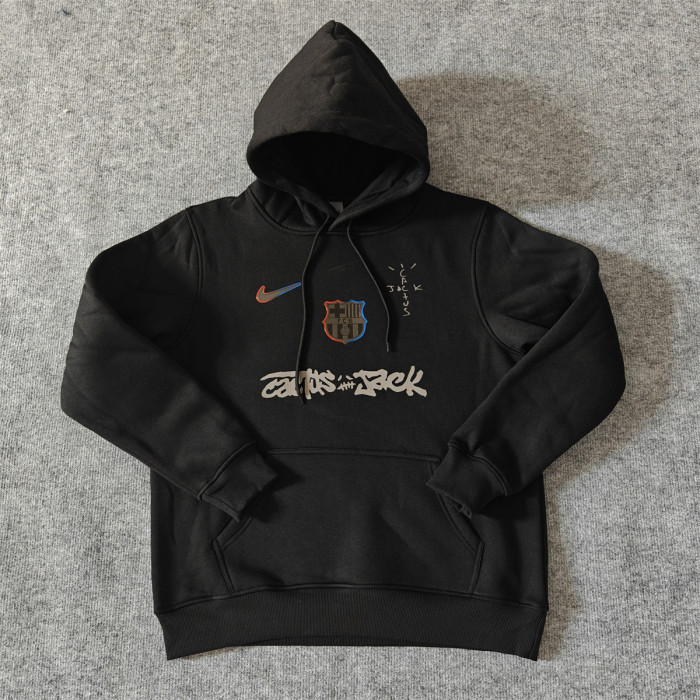 Barcelona Fleece Lined Hoodie Sweatshirt Training Jersey 25/26 (Multiple colors)