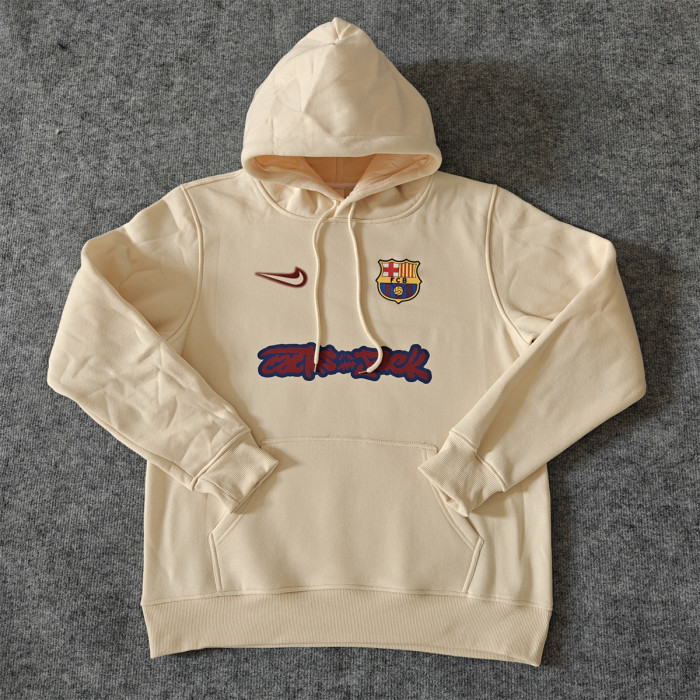 Barcelona Fleece Lined Hoodie Sweatshirt Training Jersey 25/26 (Multiple colors)