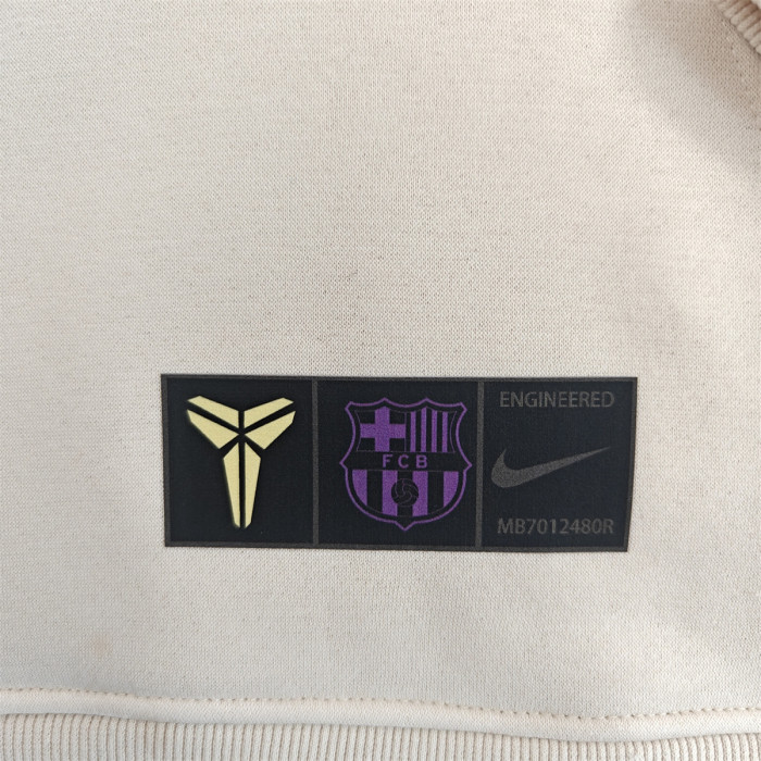 Barcelona Fleece Lined Hoodie Sweatshirt Training Jersey 25/26 (Multiple colors)