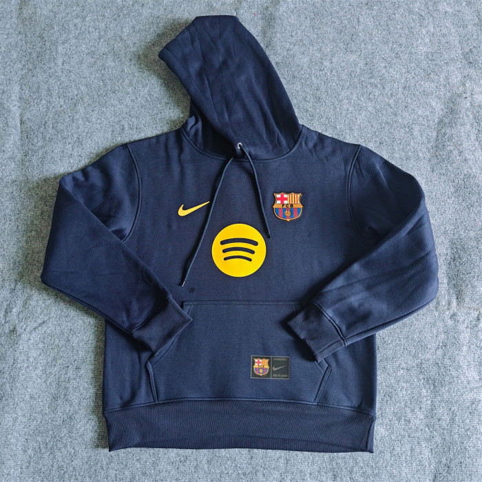 Barcelona Fleece Lined Hoodie Sweatshirt Training Jersey 25/26 (Multiple colors)