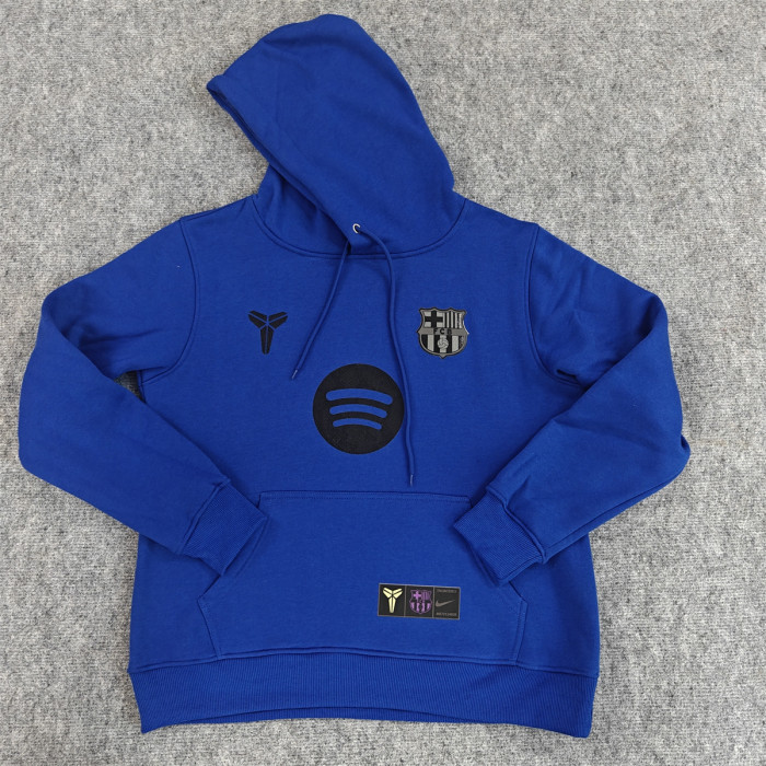 Barcelona Fleece Lined Hoodie Sweatshirt Training Jersey 25/26 (Multiple colors)