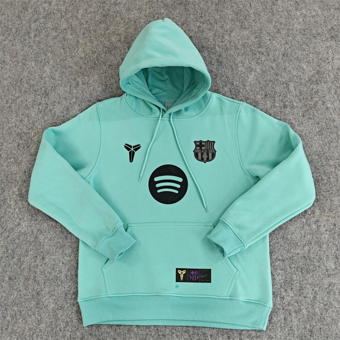 Barcelona Fleece Lined Hoodie Sweatshirt Training Jersey 25/26 (Multiple colors)
