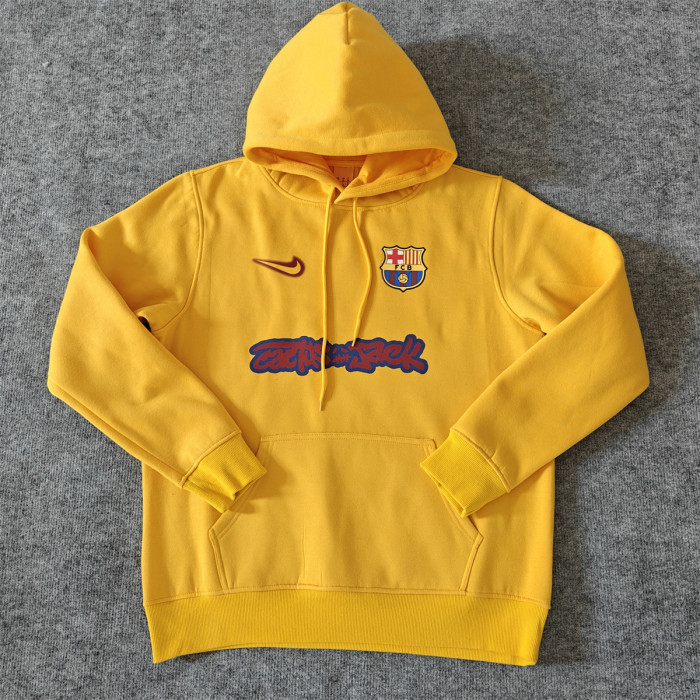 Barcelona Fleece Lined Hoodie Sweatshirt Training Jersey 25/26 (Multiple colors)