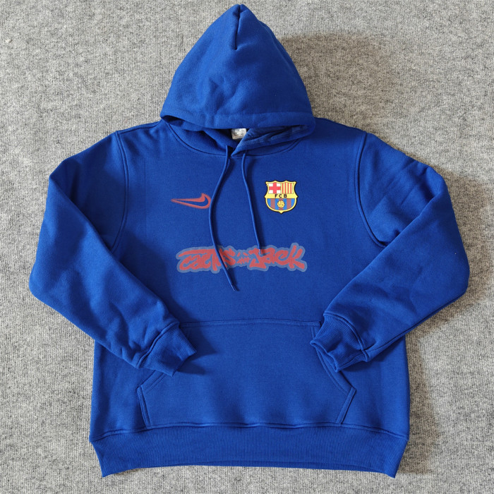 Barcelona Fleece Lined Hoodie Sweatshirt Training Jersey 25/26 (Multiple colors)