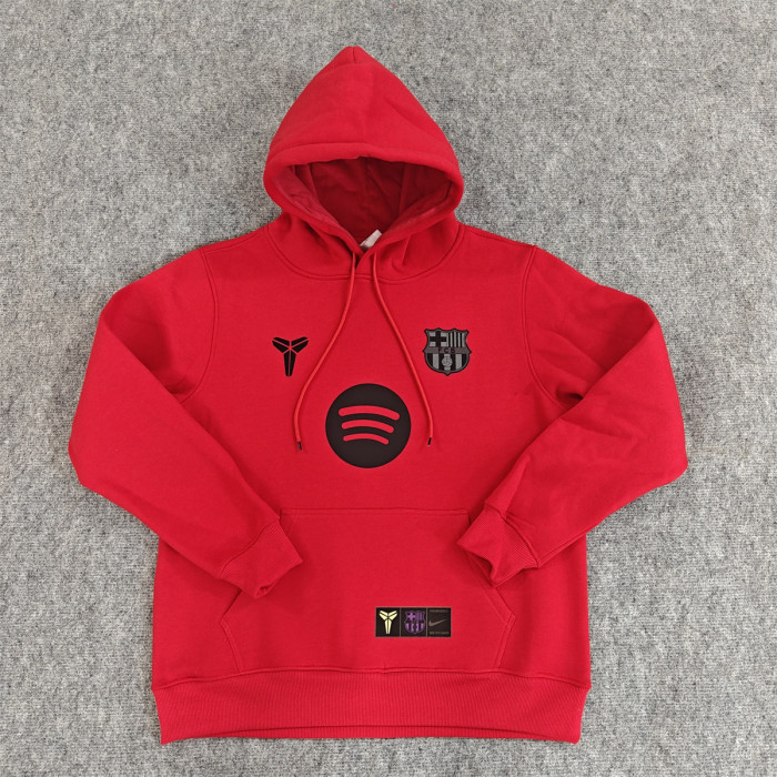 Barcelona Fleece Lined Hoodie Sweatshirt Training Jersey 25/26 (Multiple colors)