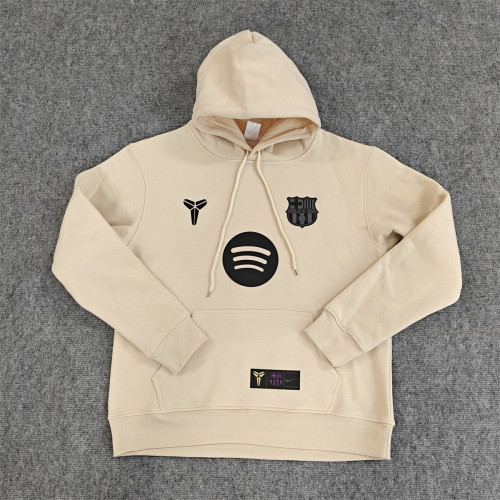 Barcelona Fleece Lined Hoodie Sweatshirt Training Jersey 25/26 (Multiple colors)