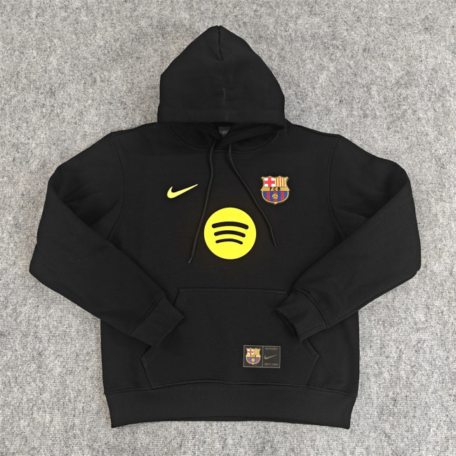 Barcelona Fleece Lined Hoodie Sweatshirt Training Jersey 25/26 (Multiple colors)