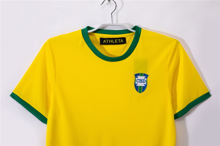 Brazil Home Retro Jersey 1970
