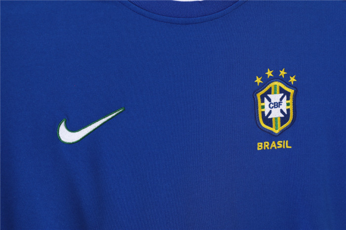 Brazil Away Retro Long Sleeve Jersey 1998