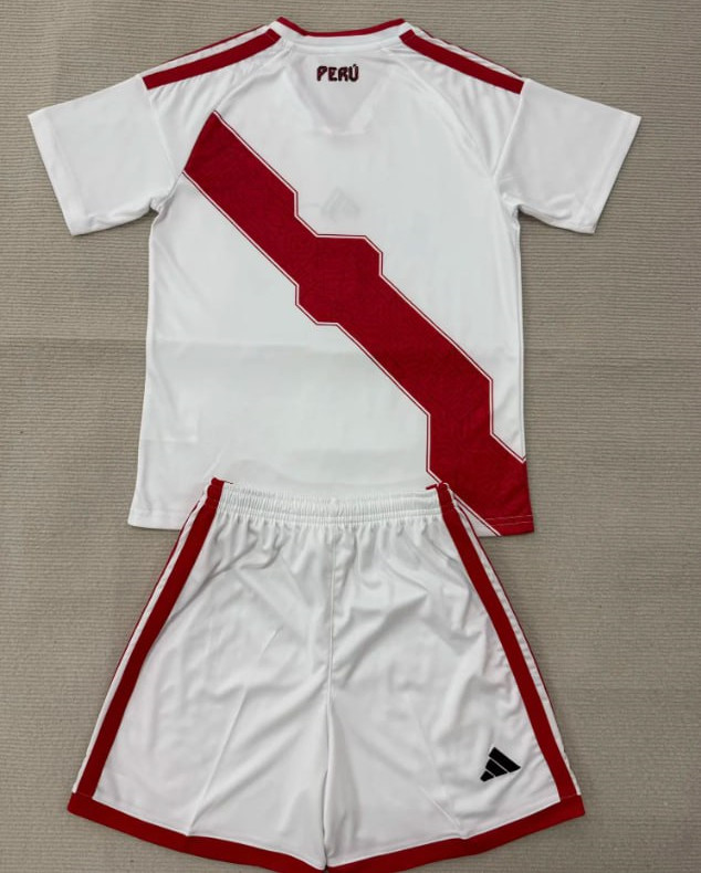 Peru 2026 World Cup Home Kids Suit