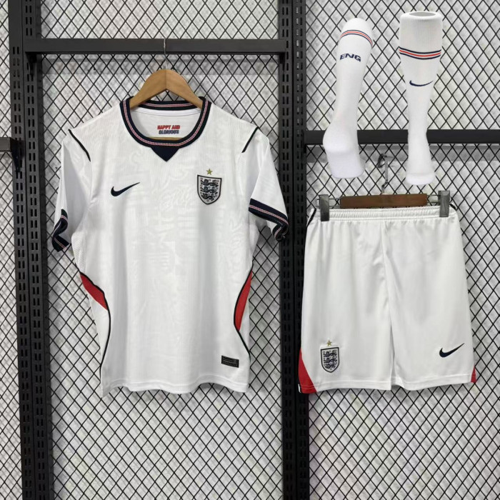 England 2026 World Cup Home Kids Suit & Socks