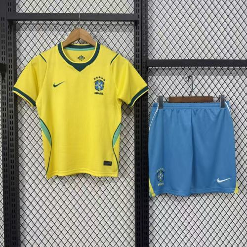 Brazil 2026 World Cup Home Kids Suit