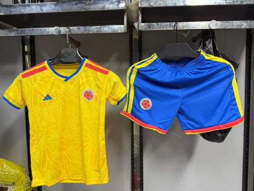 Colombia 2026 World Cup Home Kids Suit & Socks
