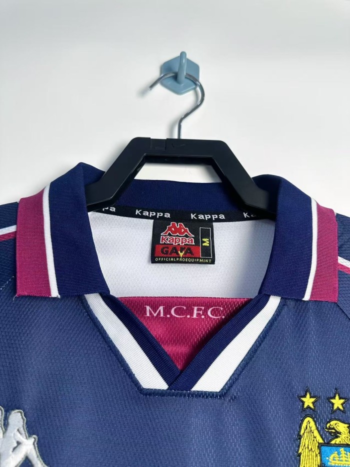 Manchester City Away Long Sleeve Retro Jersey 97/98