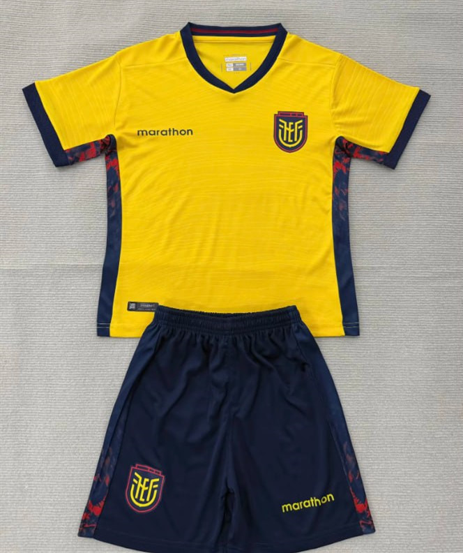 Ecuador 2026 World Cup Home Kids Suit