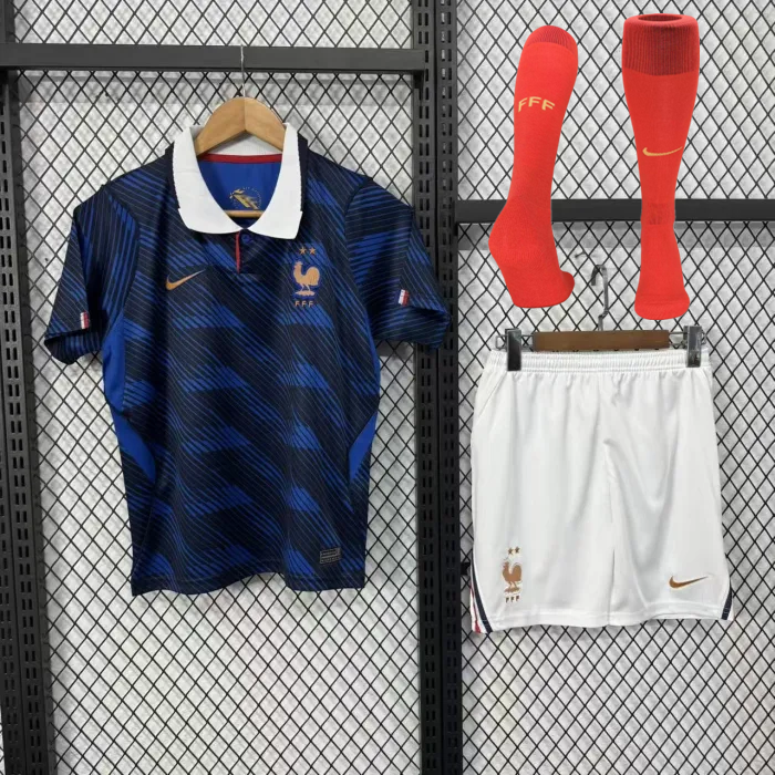 France 2026 World Cup Home Kids Suit & Socks