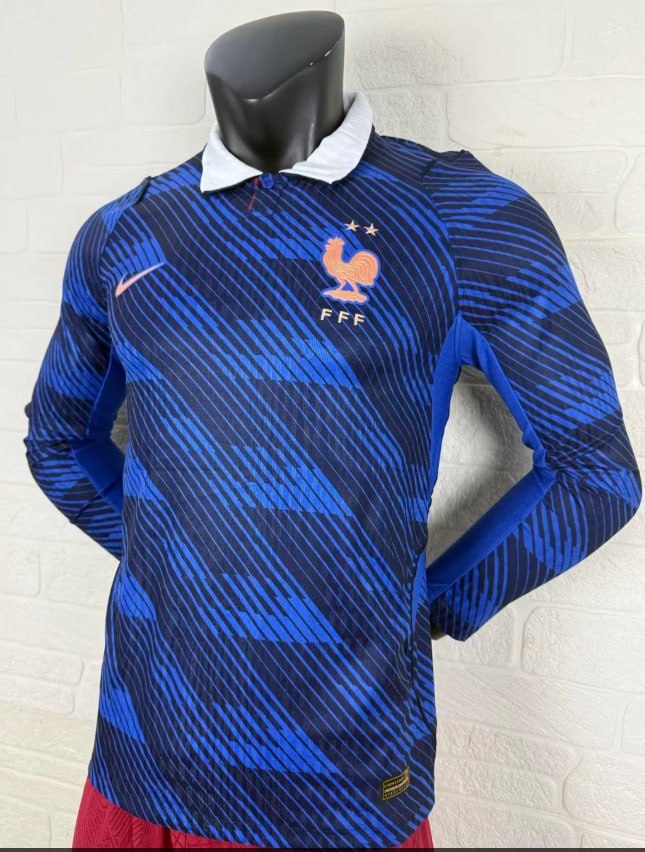 France 2026 World Cup Home Long Sleeve Player  Men Jersey