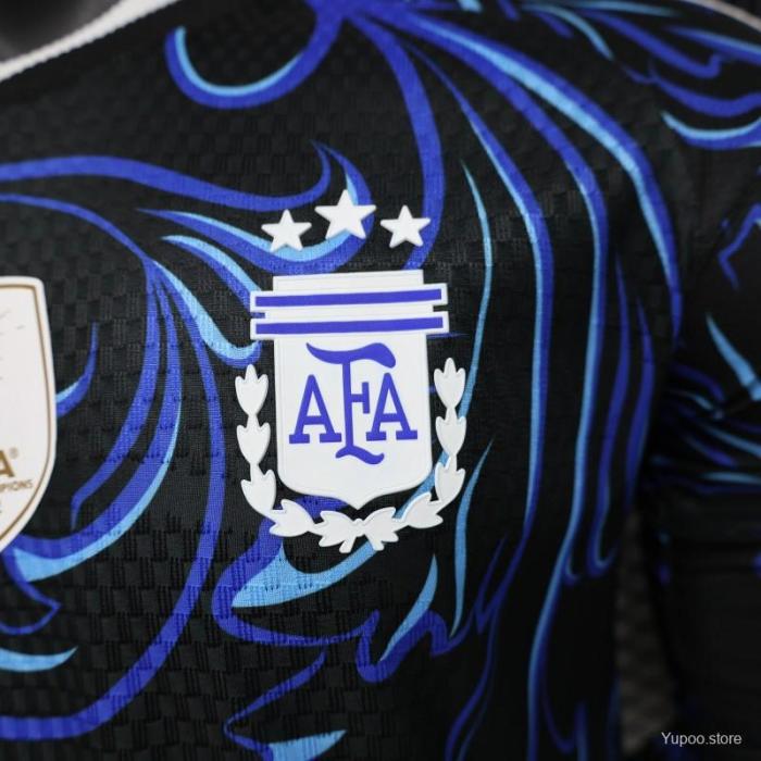 Argentina 2026 World Cup Away Player Long Sleeve Men Jersey