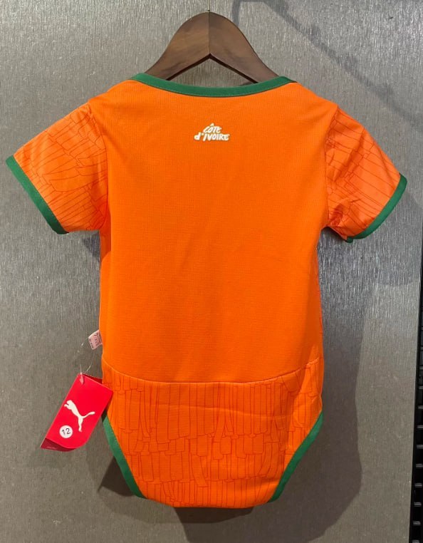 Ivory Coast 2026 World Cup Home Baby Jersey