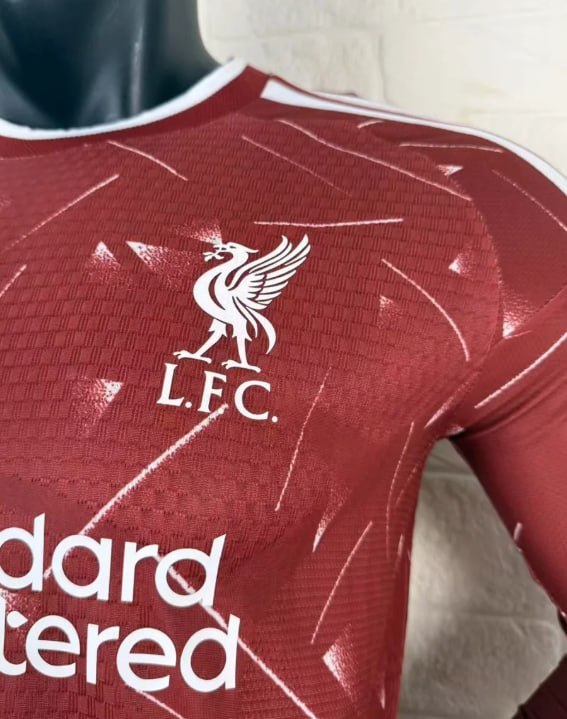 Liverpool Home Player Version Long Sleeve Jersey 26/27